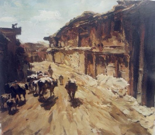 A paint study from my favorite Chinese Artist, Du Yongqiao.